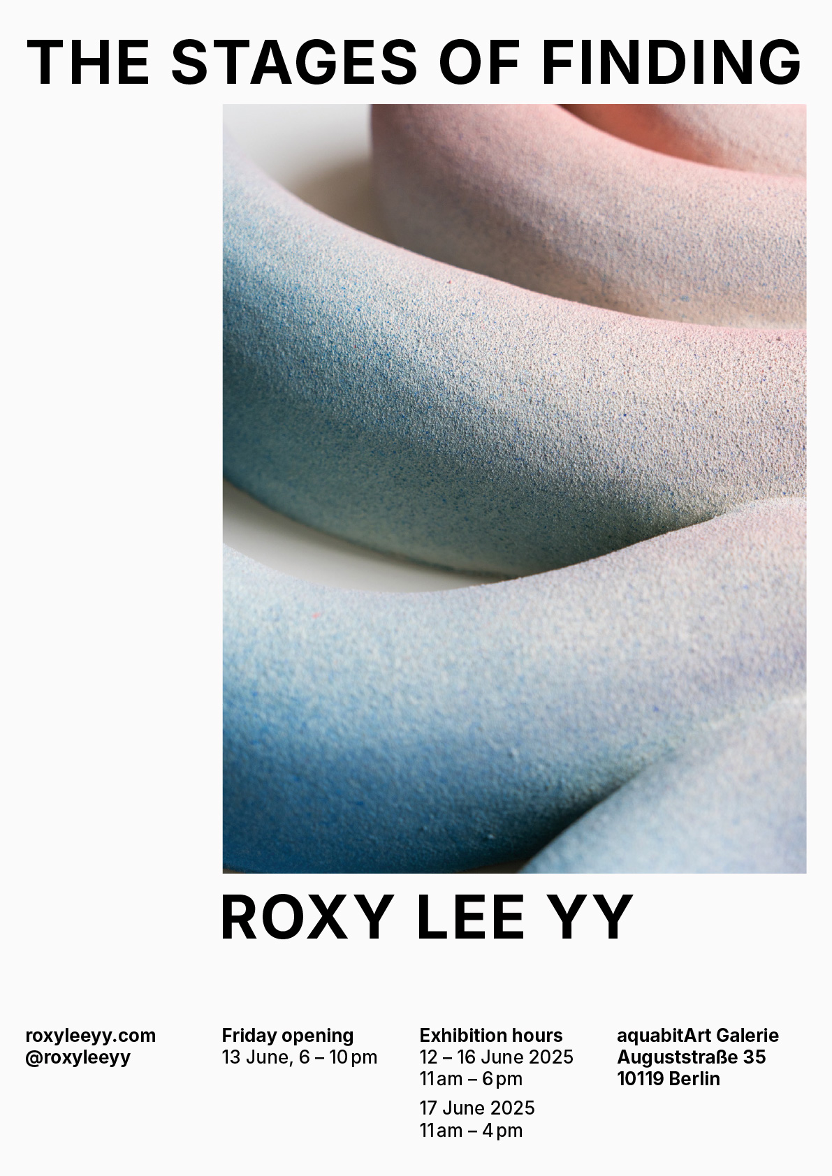 Roxy-Lee-YY-The-Stages-Of-Finding-Poster